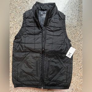 Xersion puffer vest, women’s XS, black